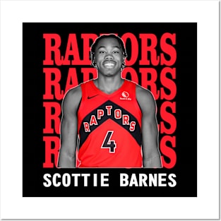 Toronto Raptors Scottie Barnes 4 Posters and Art